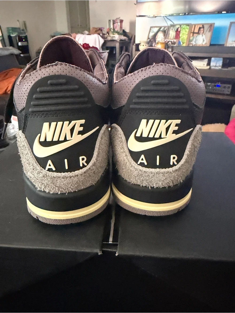 Nike Air Jordan 3 A Ma Maniere Black Violet Ore Size 11
